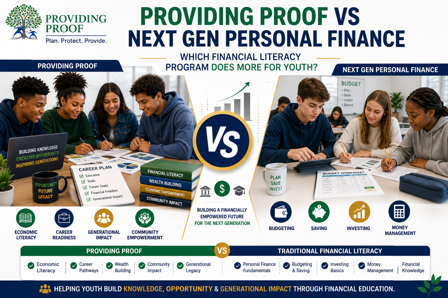 Providing Proof vs Next Gen Personal Finance